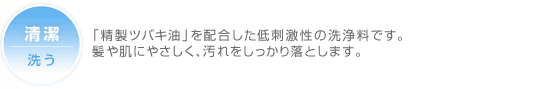 清潔 洗う 正しい洗浄で清潔な皮膚環境を。